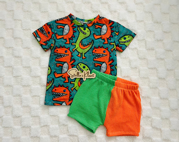 2t Lounge tee shorts set