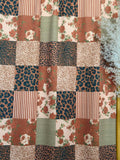 Floral leopard patchwork custom invoice