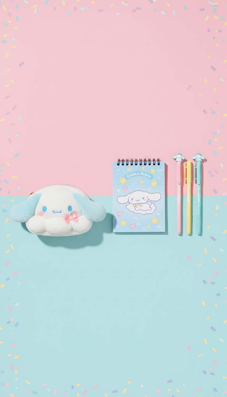 Keroppi Sakura Stationery Set