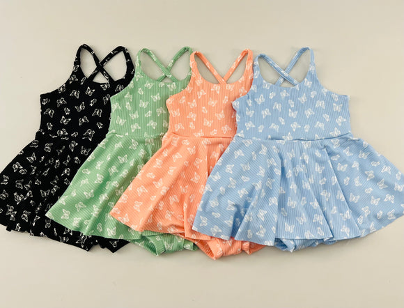 Butterfly Brielle skirted romper