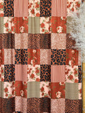 Floral leopard patchwork custom invoice