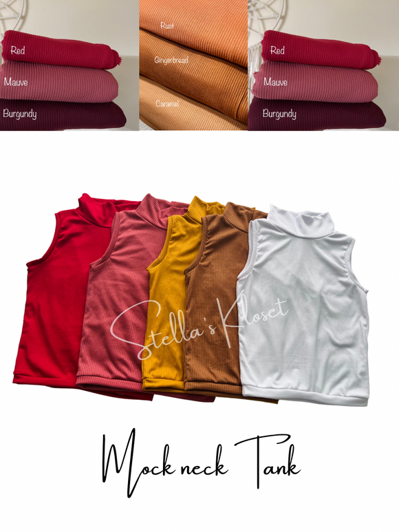 Mock Neck Tank