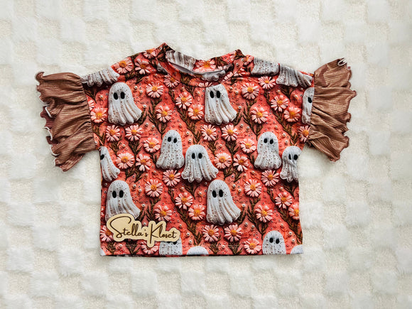 3t Dolman with ruffle sleeves