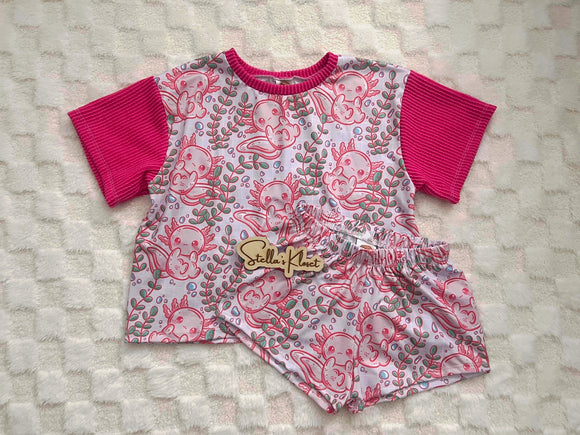 5t Oversized tee shorts set