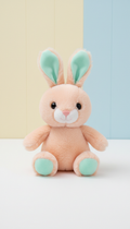 Resin Bunny Figurine With Pink Bow