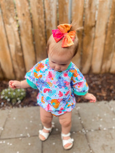 Tropical Tee Romper