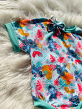 Tropical Tee Romper